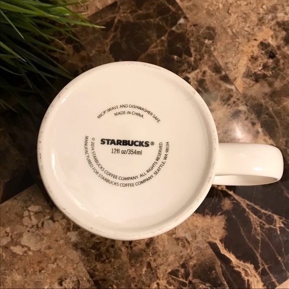 2014’ Christmas Holiday Starbucks Coffee Mug Tea Cup - Picture 6 of 8